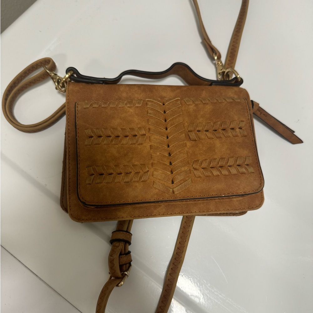 Brown crossbody/wallet